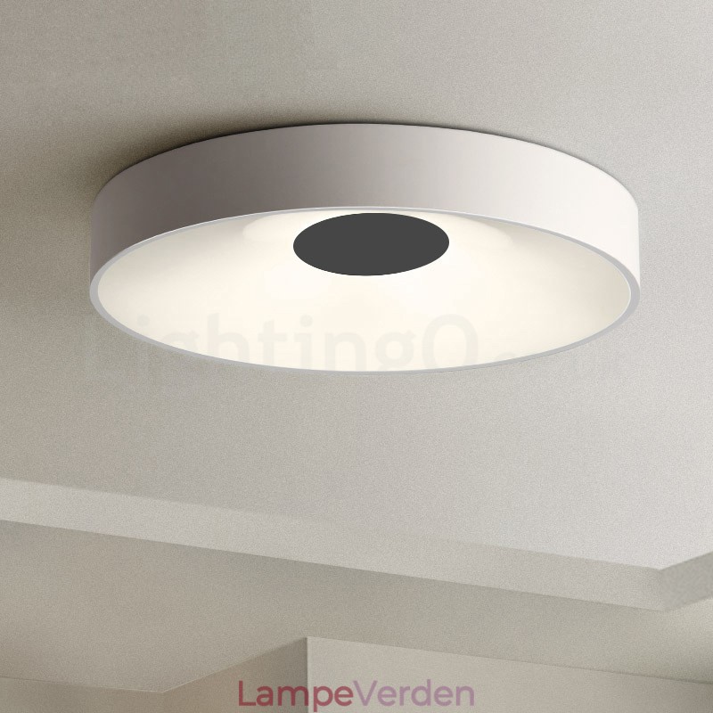 Moderne, runde, flush-monterede loftslamper