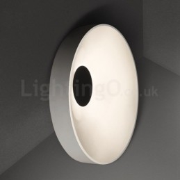 Moderne, runde, flush-monterede loftslamper