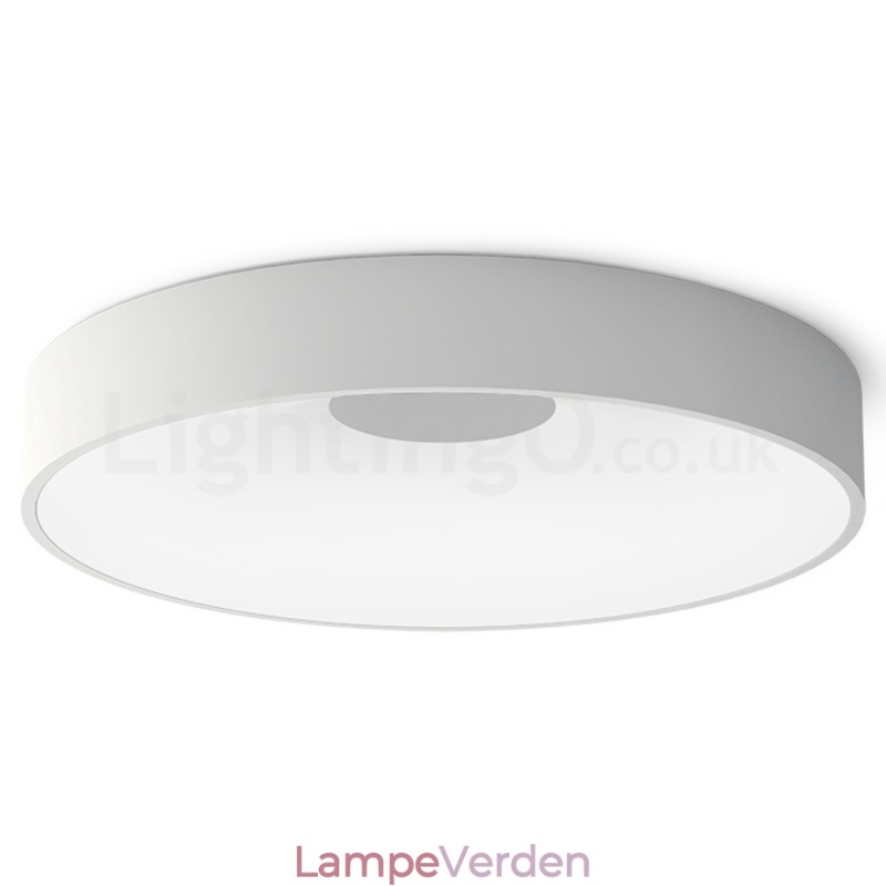 Moderne, runde, flush-monterede loftslamper