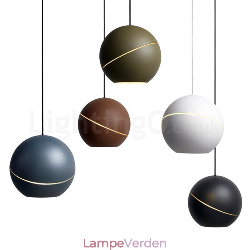 Moderne kugleform sengelampe pendellampe