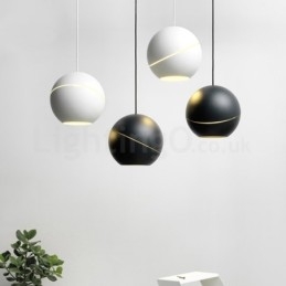 Moderne kugleform sengelampe pendellampe