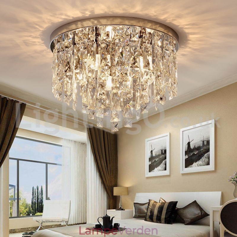 Moderne Flush Mount Ceiling Lights Crystal Lights