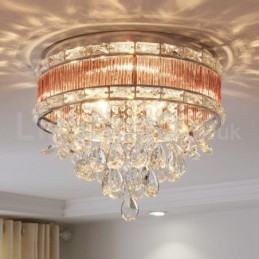 Dette år Modern Fashion Crystal Flush Mount Loftslamper