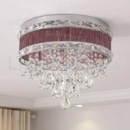 Dette år Modern Fashion Crystal Flush Mount Loftslamper