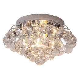 Moderne 30 CM 55 CM runde krystal Flush Mount Loftslamper