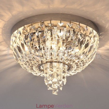 Moderne udsøgte runde flush Mount Crystal Ceiling Lights Moderne udsøgte runde flush Mount Crystal Ceiling Lights