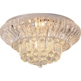 Moderne moderne 38CM 57CM Runde Flush Mount Crystal Ceiling Lights