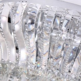 Moderne moderne 38CM 57CM Runde Flush Mount Crystal Ceiling Lights