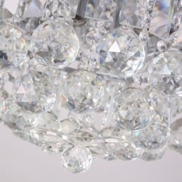 Moderne moderne 38CM 57CM Runde Flush Mount Crystal Ceiling Lights