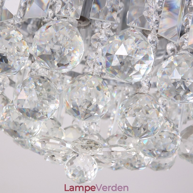 Moderne moderne 38CM 57CM Runde Flush Mount Crystal Ceiling Lights