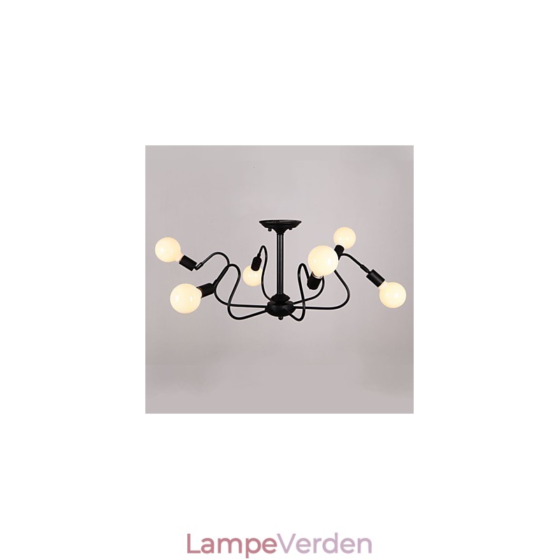 Loft American Vintage Loftslampe Mode Lys Lys Jern Loftslampe