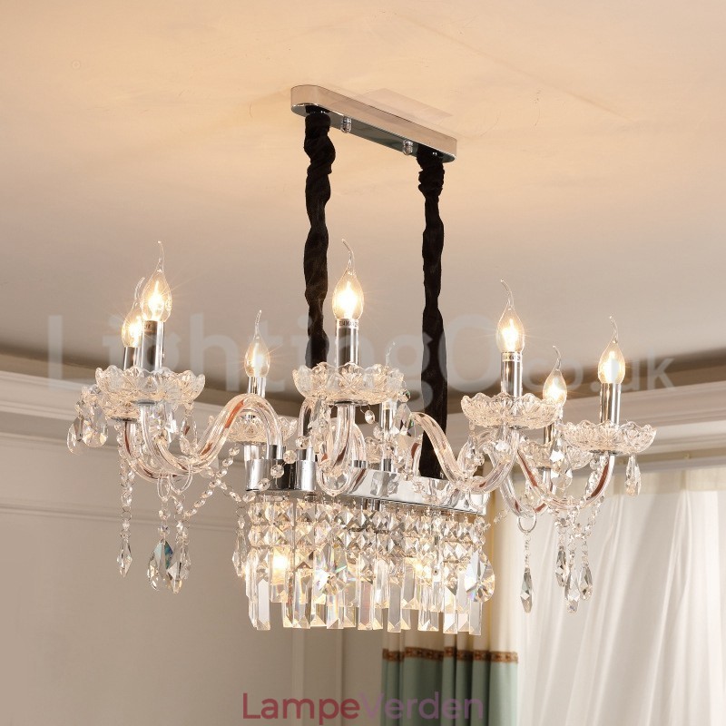 Moderne Creative Candle Crystal lysekrone