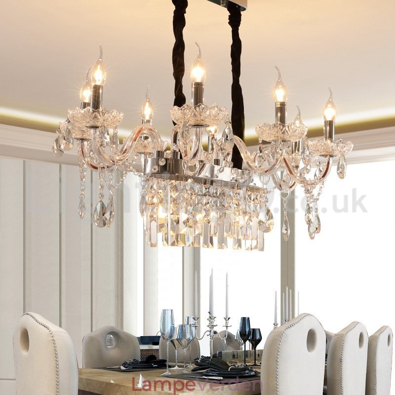 Moderne Creative Candle Crystal lysekrone