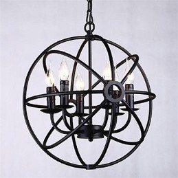Lysekrone pendel i mini stil Moderne Moderne Traditionel Klassisk Rustik Lodge Retro Lanterne Country Globe