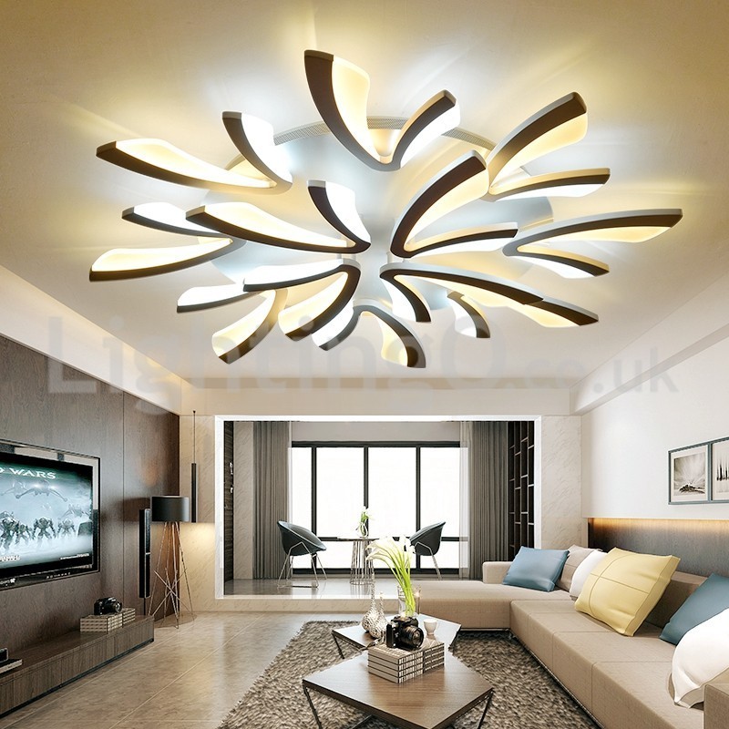 Nyeste 12 lys Elegante moderne flush Mount loftslamper