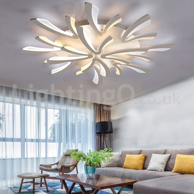 Nyeste 12 lys Elegante moderne flush Mount loftslamper