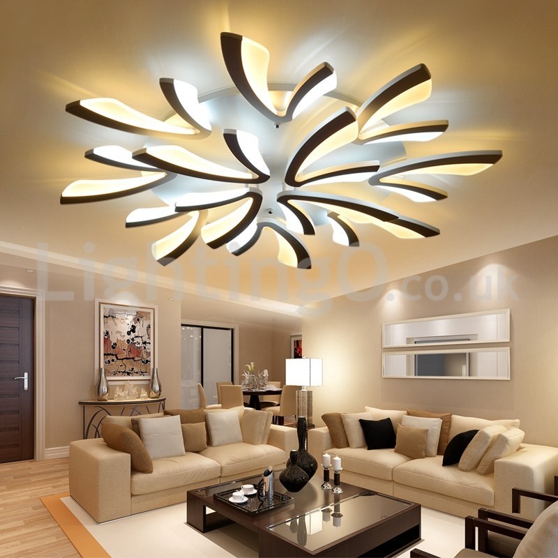 Nyeste 12 lys Elegante moderne flush Mount loftslamper