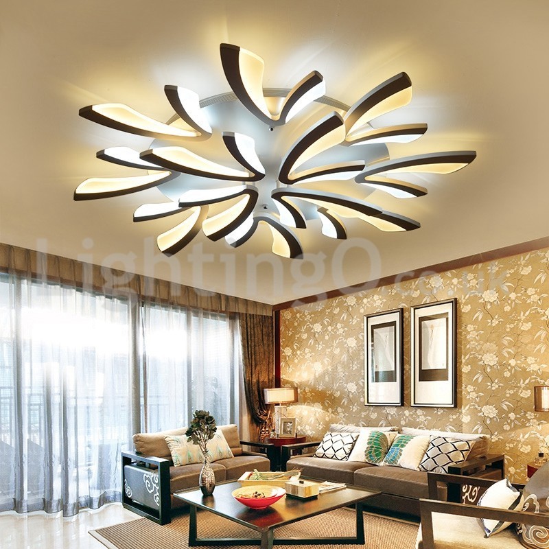 Nyeste 12 lys Elegante moderne flush Mount loftslamper