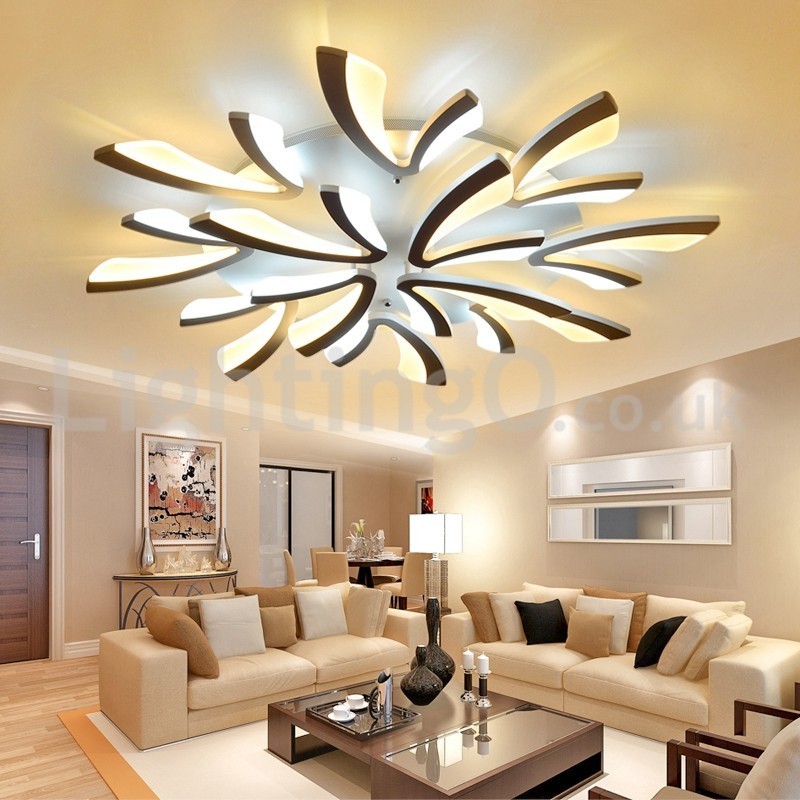 Nyeste 12 lys Elegante moderne flush Mount loftslamper
