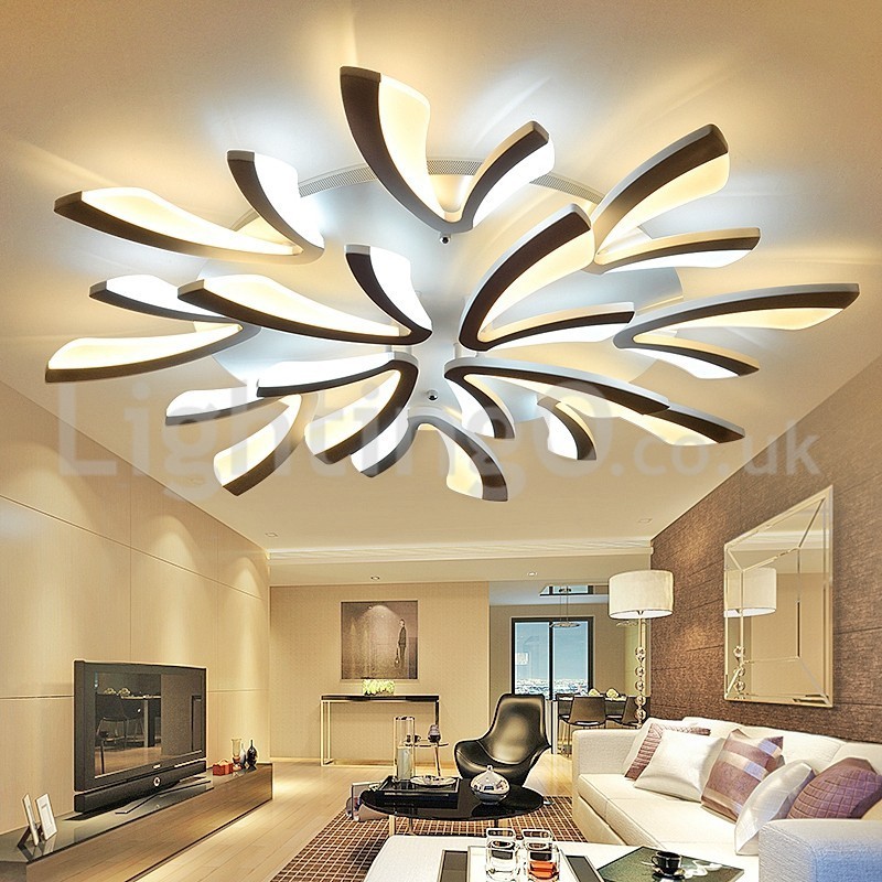 Nyeste 12 lys Elegante moderne flush Mount loftslamper