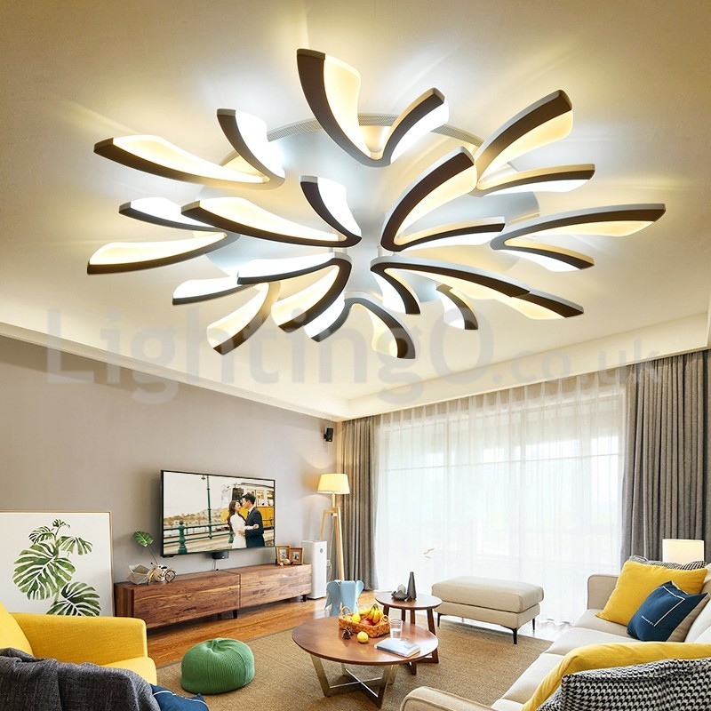Nyeste 12 lys Elegante moderne flush Mount loftslamper