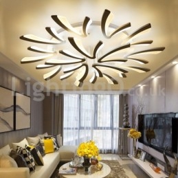 Personality 15 Lights Elegant Modern Flush Mount Loftslamper