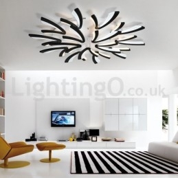 Personality 15 Lights Elegant Modern Flush Mount Loftslamper