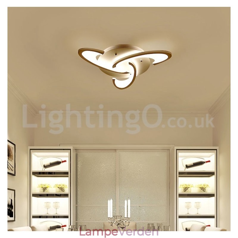3 pærer Moderne Flush Mount Loftslamper