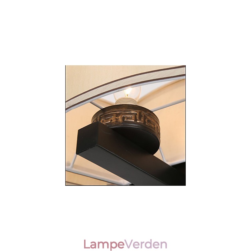 Den kinesiske stil lysekrone jern kobber imiteret luftlamper