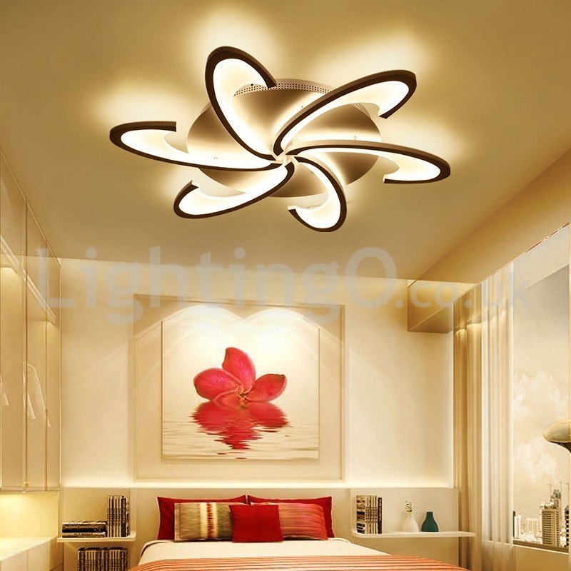 Billige 6 Pærer Moderne Flush Mount Loftslamper