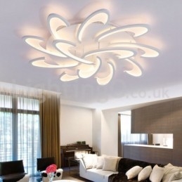 Rabat 12 pærer Moderne Flush Mount Loftslamper