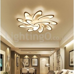 Rabat 12 pærer Moderne Flush Mount Loftslamper