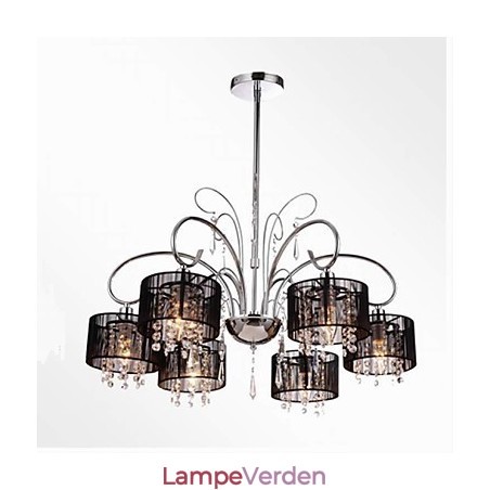 Moderne moderne krystal krom metal lysekrone Moderne moderne krystal krom metal lysekrone