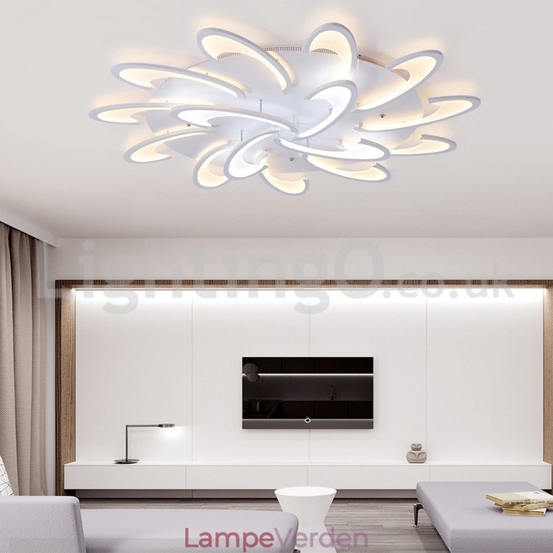Rabat 15 pærer moderne flush loftslamper