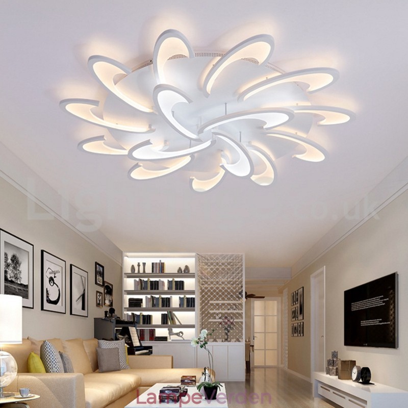 Rabat 15 pærer moderne flush loftslamper
