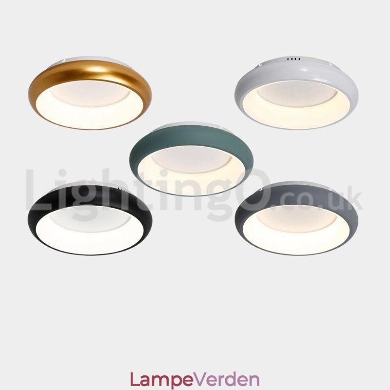 Moderne runde forsænkede loftslamper