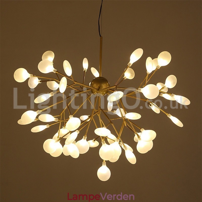 Post moderne ildfluer lysekrone