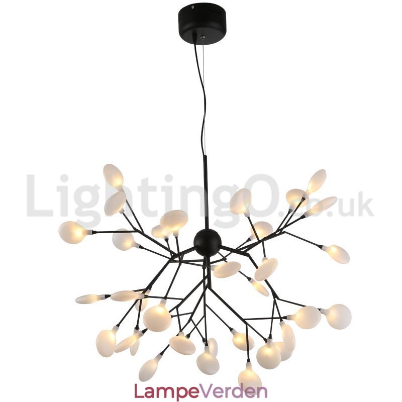 Post moderne ildfluer lysekrone
