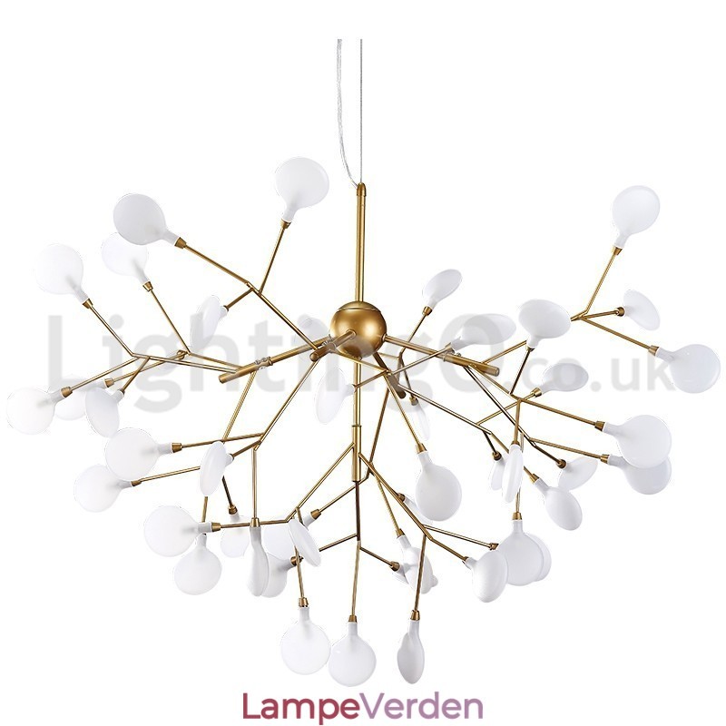 Post moderne ildfluer lysekrone