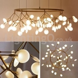 Luksus Post moderne Runde Fireflies Lysekrone