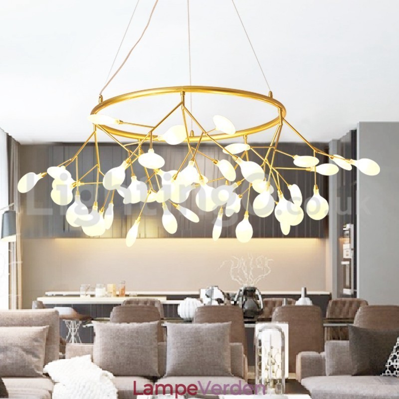 Luksus Post moderne Runde Fireflies Lysekrone