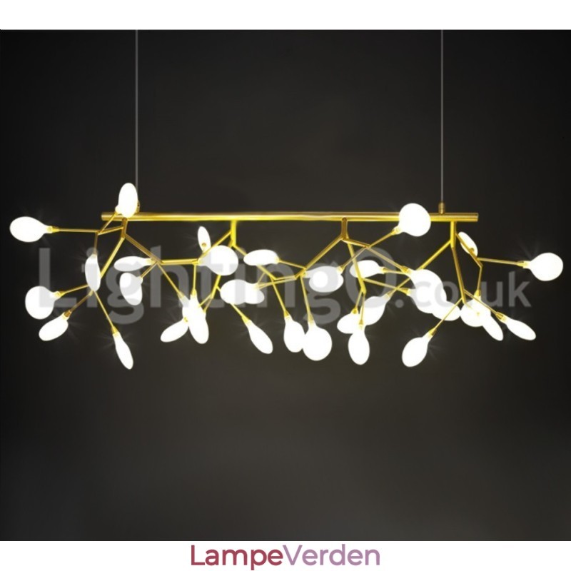 Post moderne ildfluer lysekrone