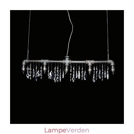 North American Style Creative 5 Light Chandeliert I Pipe Design