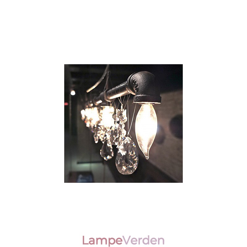 North American Style Creative 5 Light Chandeliert I Pipe Design