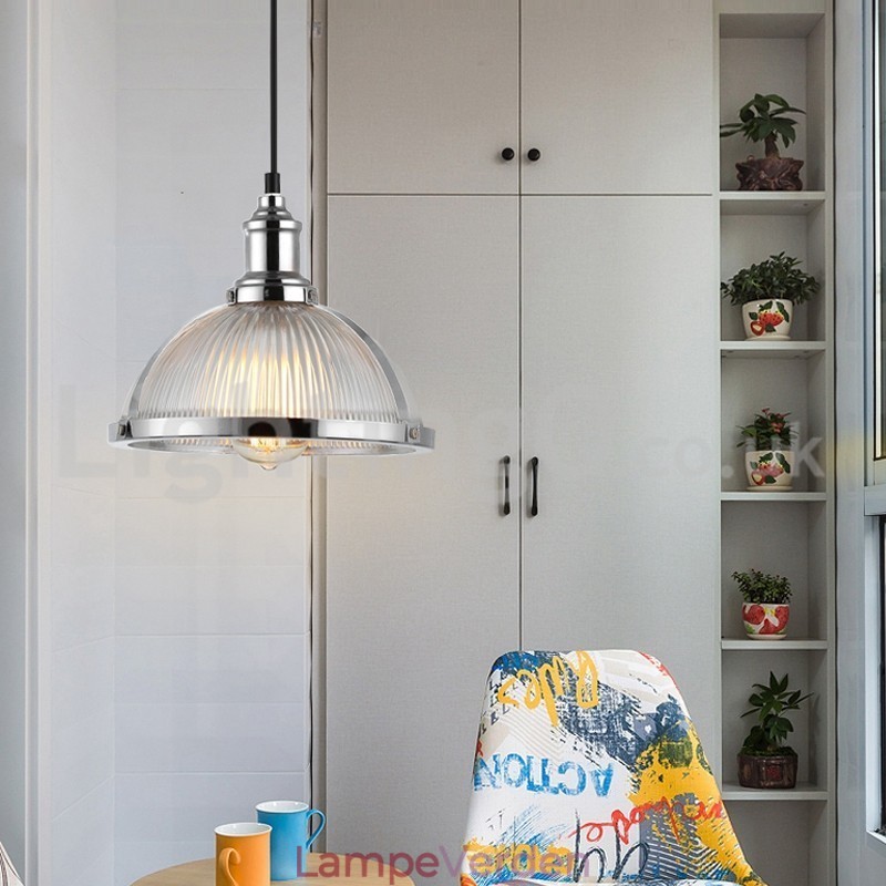 Industriel rustfri enkelthoved pendel butik