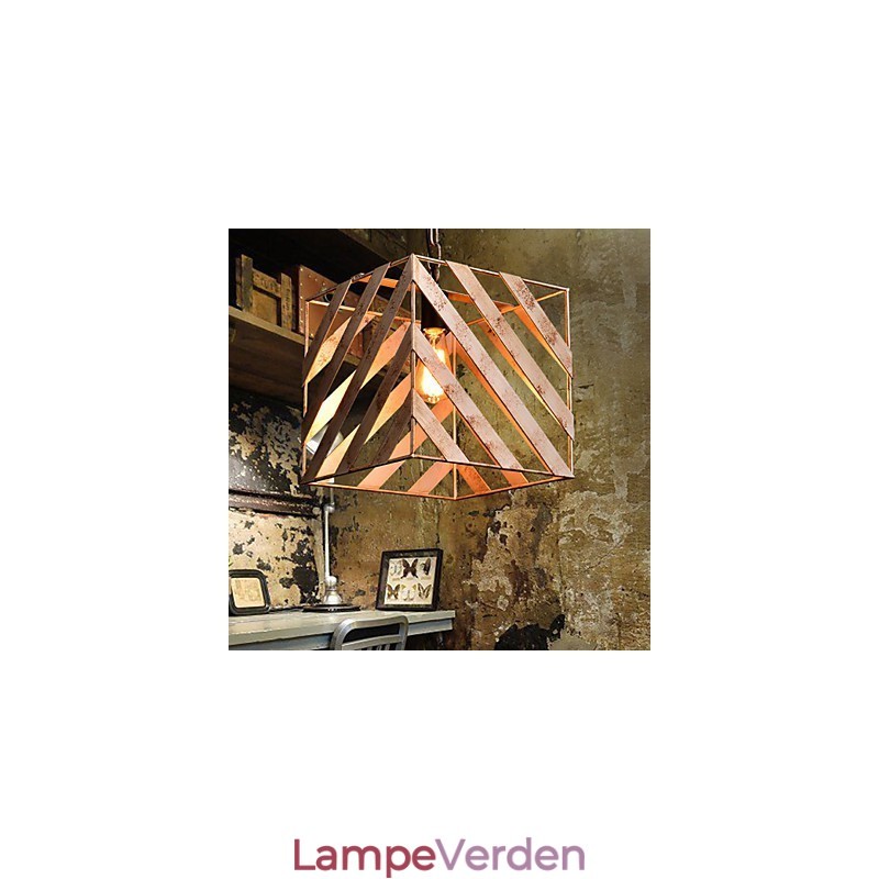 Retro jernlampe Moderne, minimalistisk industriel lysekrone