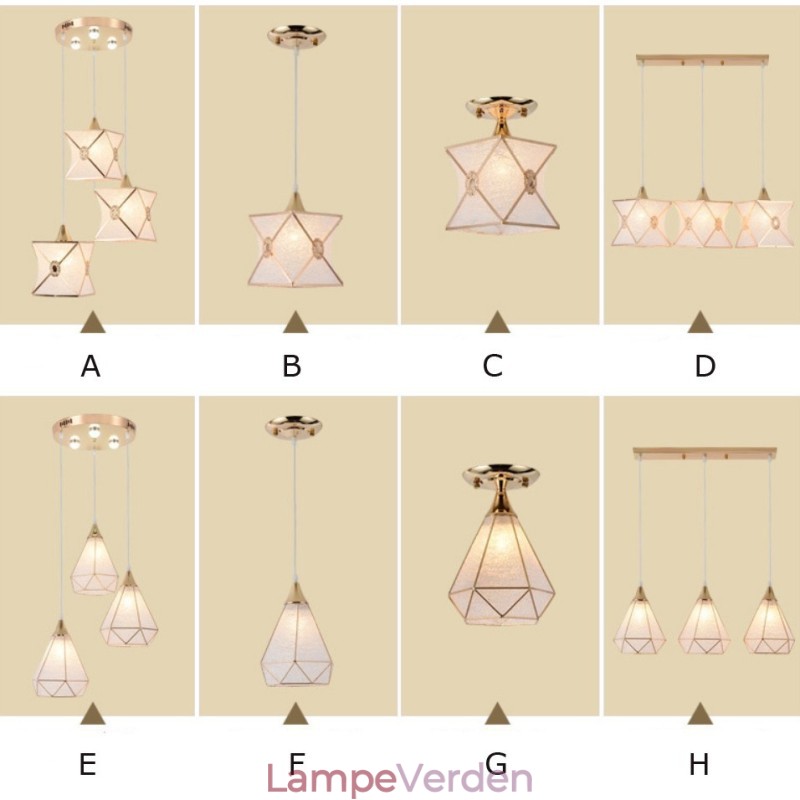 Lavpris Moderne 1 lys 3 lys pendel