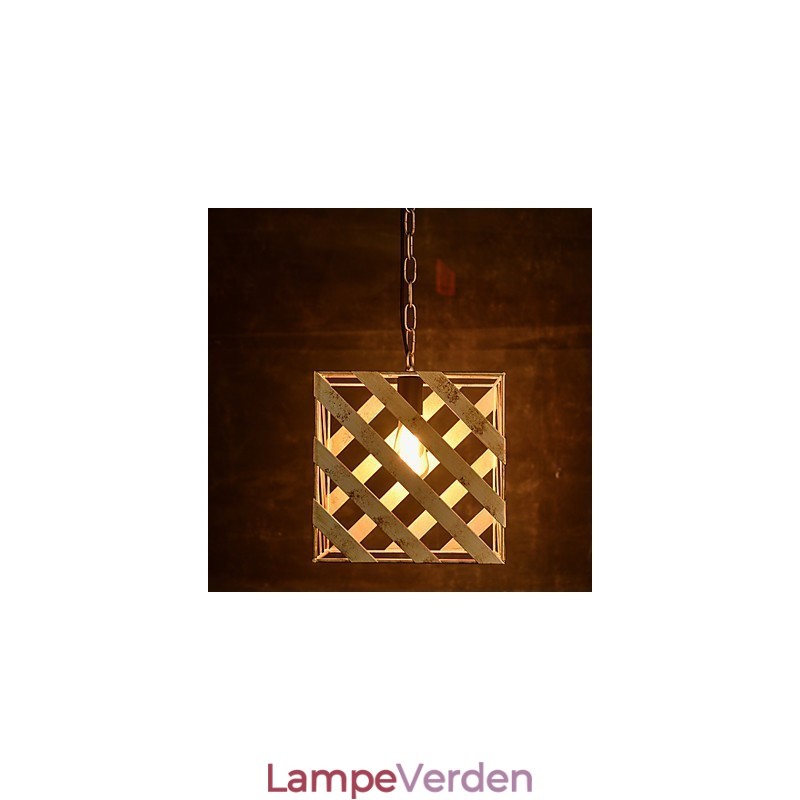 Retro jernlampe Moderne, minimalistisk industriel lysekrone