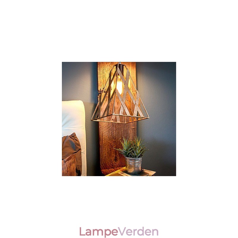 Retro jernlampe Moderne, minimalistisk industriel lysekrone