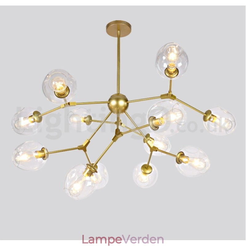 Nordic Postmodern Molecular Magic Bean Chandelier Cafe